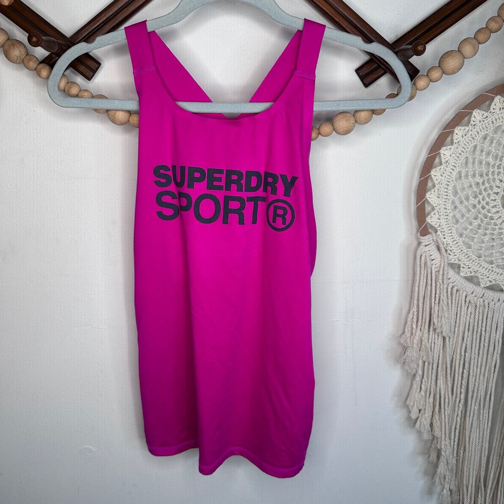 Superdry Sport Bright Pink Athletic Tank